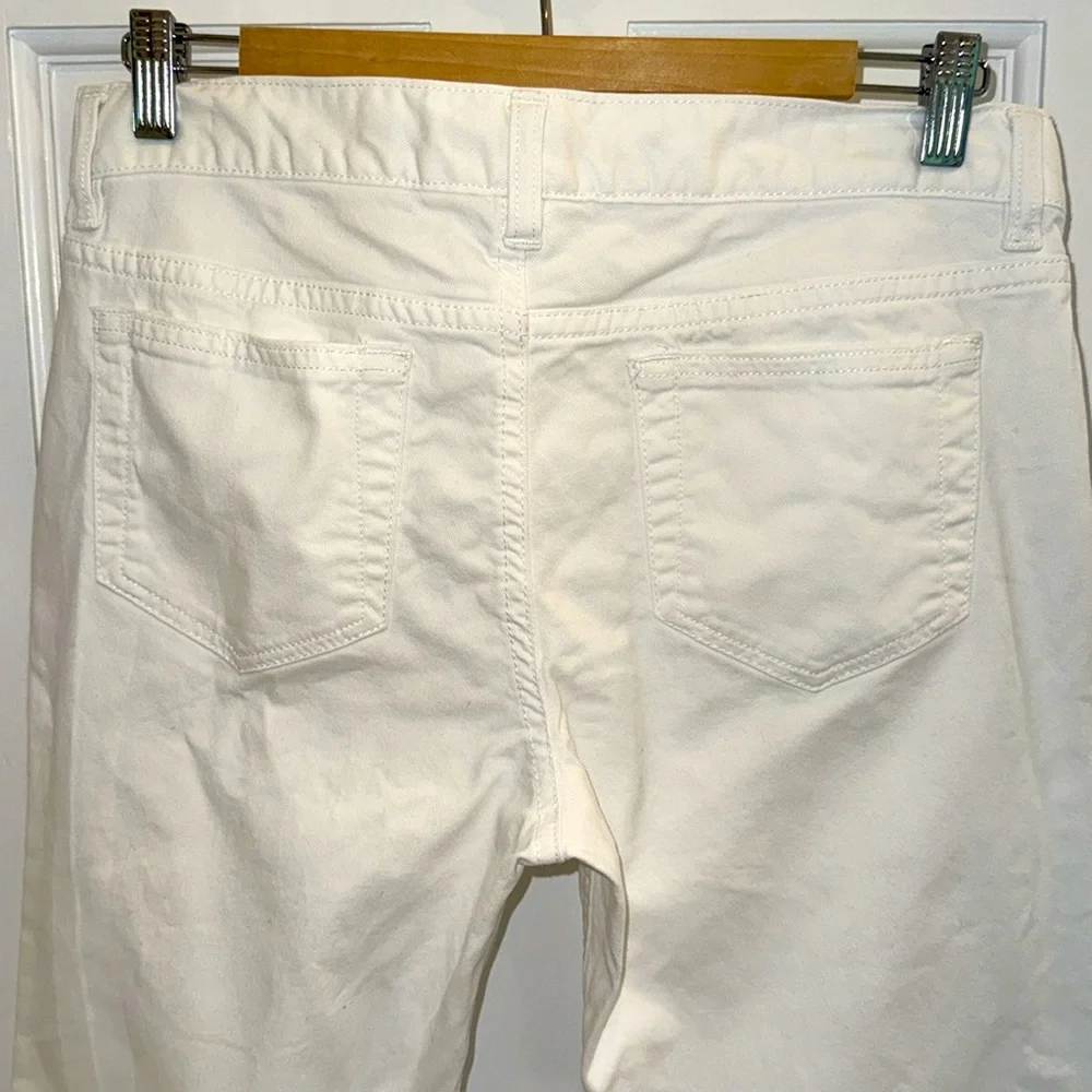 Lands' End Classic White Pants